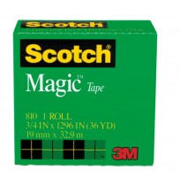 SCOTCH Magic Tapes 810 3M, 3/4 x 36